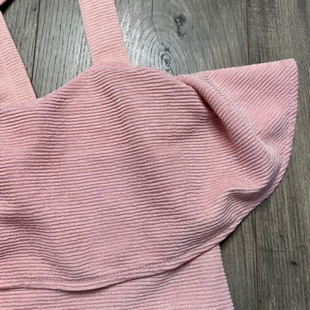 Madewell Tiered Tank Top in Light Pink Size Size XS - Picture 5 of 11